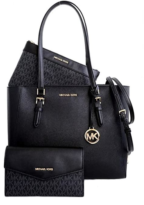 michael michael kors large 3 in 1 tote black